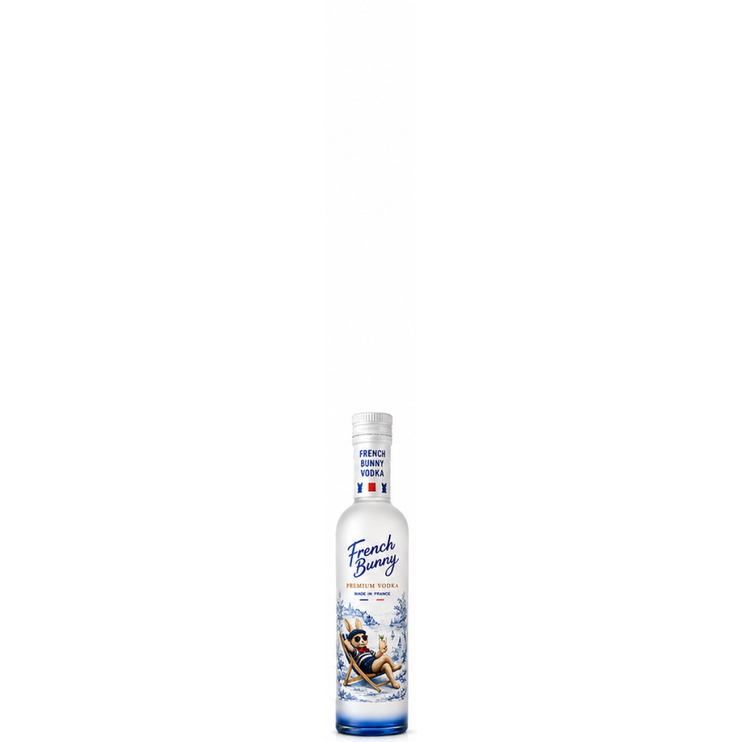 Vodka, French Bunny, Imported, Premium Vodka, Made In France 100 mL, 40%