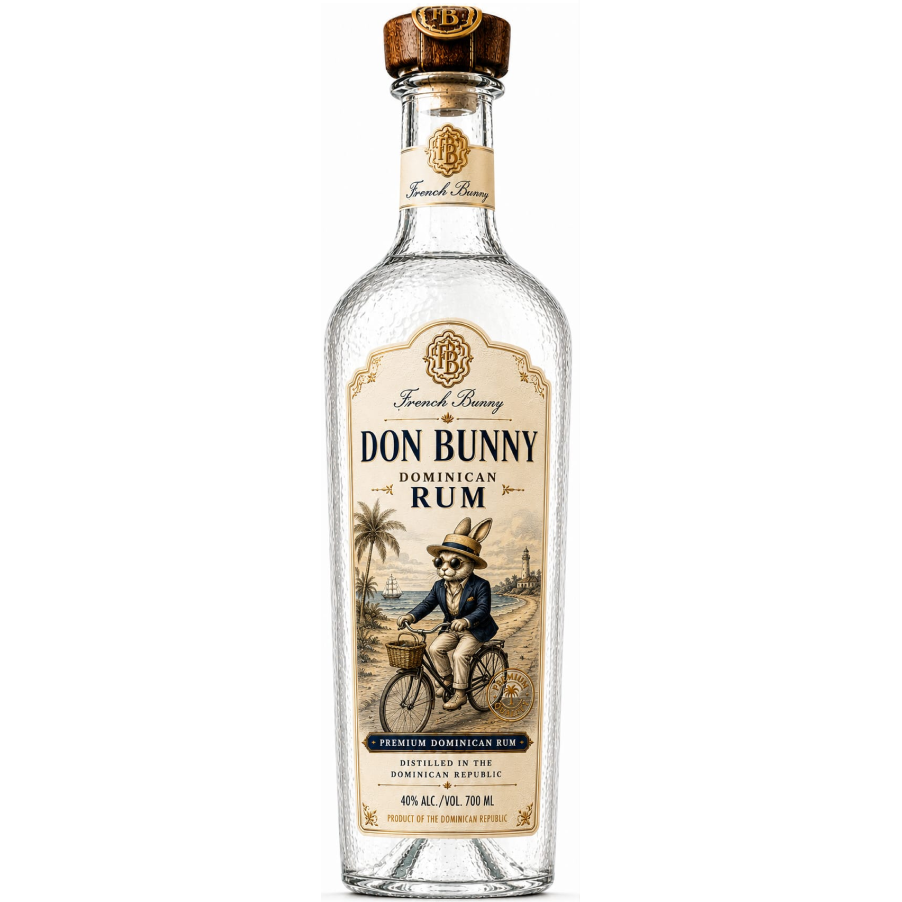 Premium Dominican Rum,  French Bunny, Blanco, Dominican Republic, 750 mL, 40%