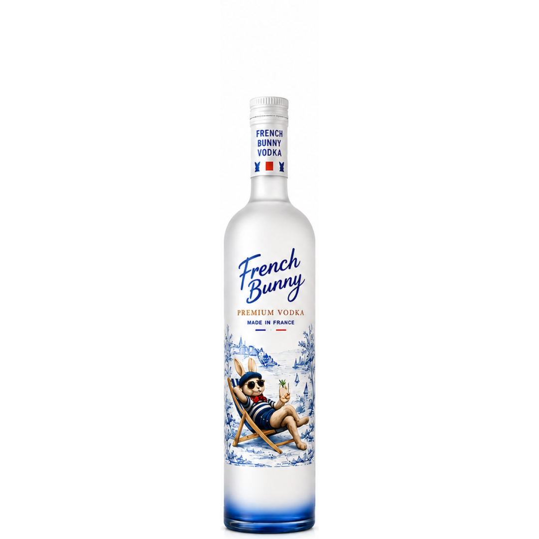 Vodka, French Bunny, Imported, Premium Vodka, Made In France 750 mL, 40%