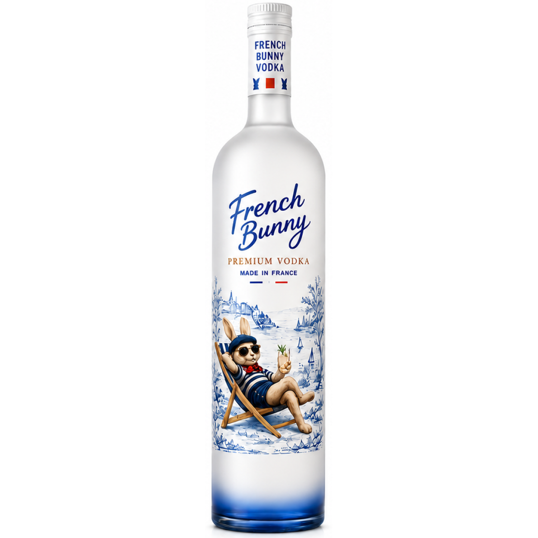Vodka, French Bunny, Imported, Premium Vodka, Made In France 1.75L, 40%